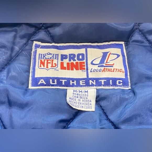 Vintage Dallas Cowboys Logo Athletic NFL Pro Line Spell out  Jacket  Size M - Picture 3 of 13